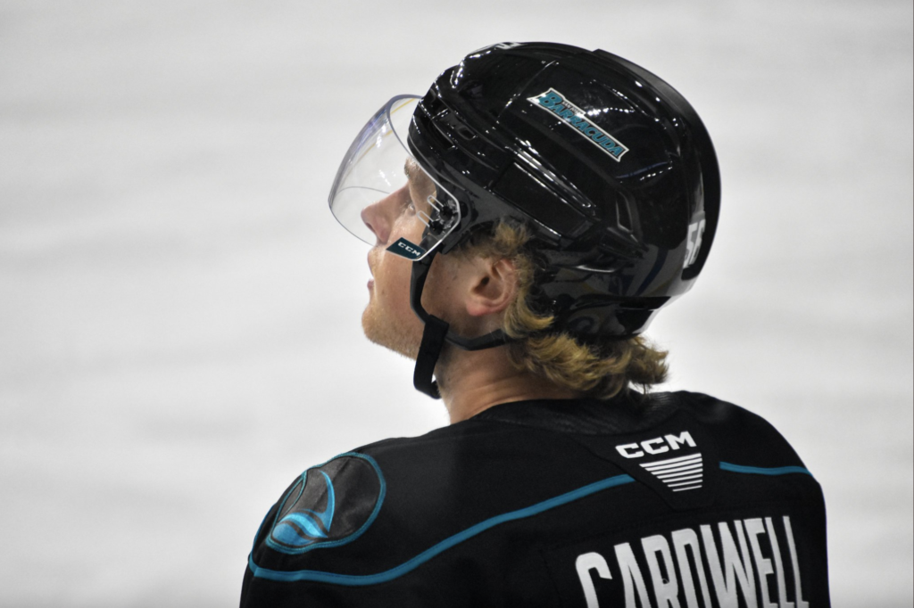 Photo of Ethan Cardwell during a Barracuda game