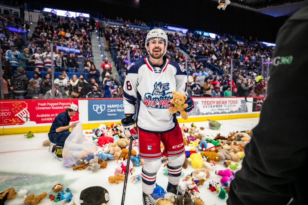 Bryce McConnell-Barker of the Hartford Wolf Pack, 12/7/24