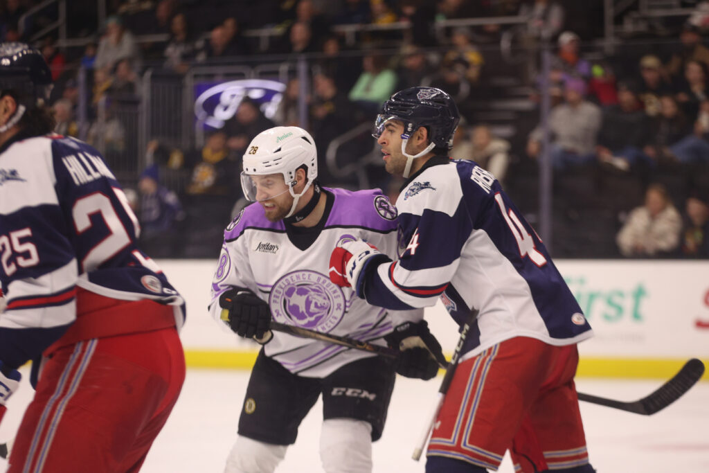 Matthew Robertson of the Hartford Wolf Pack, 12/15/24.