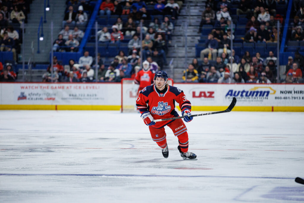 Nathan Sucese of the Hartford Wolf Pack, 12/20/24.