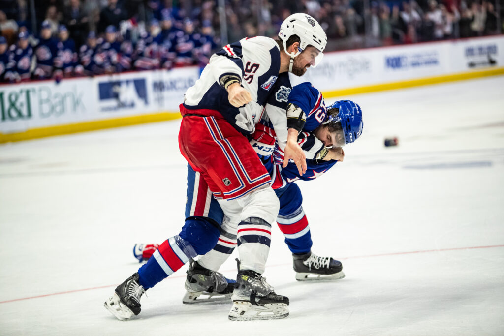 Alex Belzile of the Hartford Wolf Pack, 1/25/25.