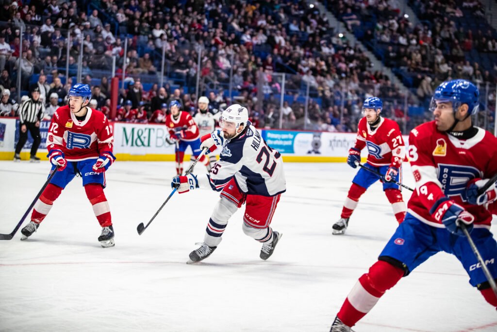 Blake Hillman of the Hartford Wolf Pack, 1/24/25.