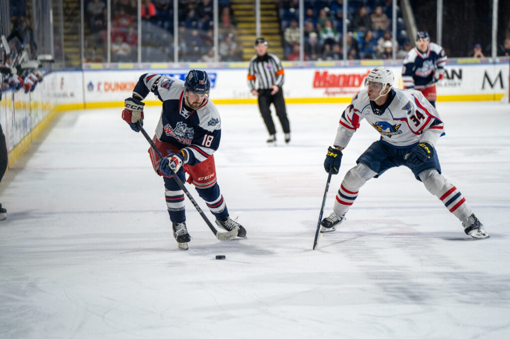 Bryce McConnell-Barker of the Hartford Wolf Pack, 1/26/25.