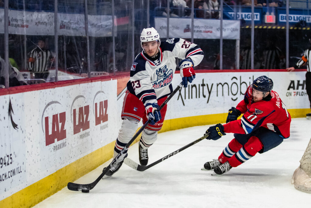 Victor Mancini of the Hartford Wolf Pack, 1/12/25.