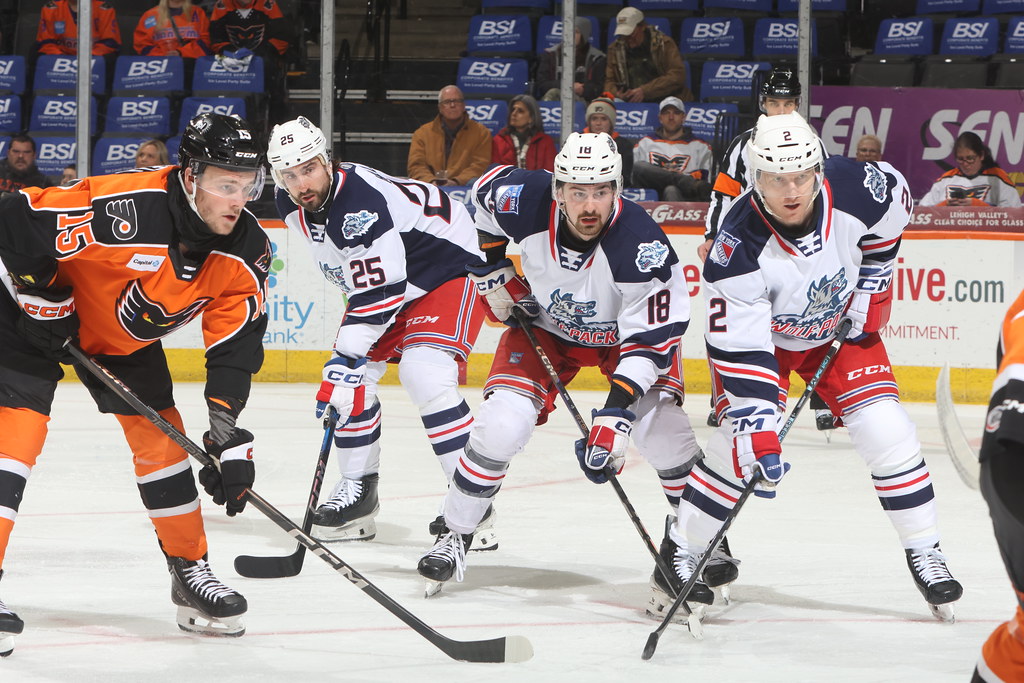 Hartford Wolf Pack vs. Lehigh Valley Phantoms, 2/8/2025.